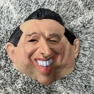 Vintage Al Gore Face Mask Dress Up Halloween Costume Cosplay Cesar 2001